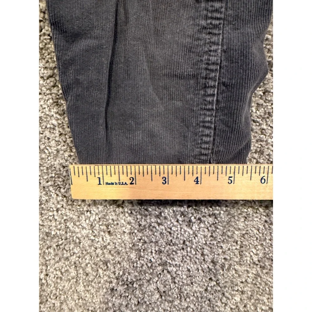 OshKosh Overalls Kids 12M Gray B'gosh Corduroy Bib‎ Workwear Adjustable Straps